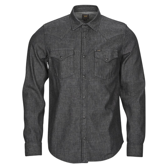 Camicia a maniche lunghe Uomo Lee  REGULAR WESTERN SHIRT  Nero