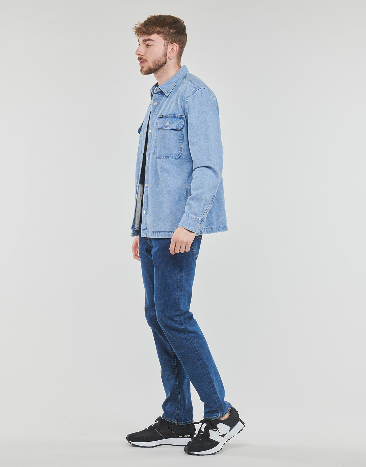 Giacca in jeans Uomo Lee  WORKWEAR OVERSHIRT  Blu