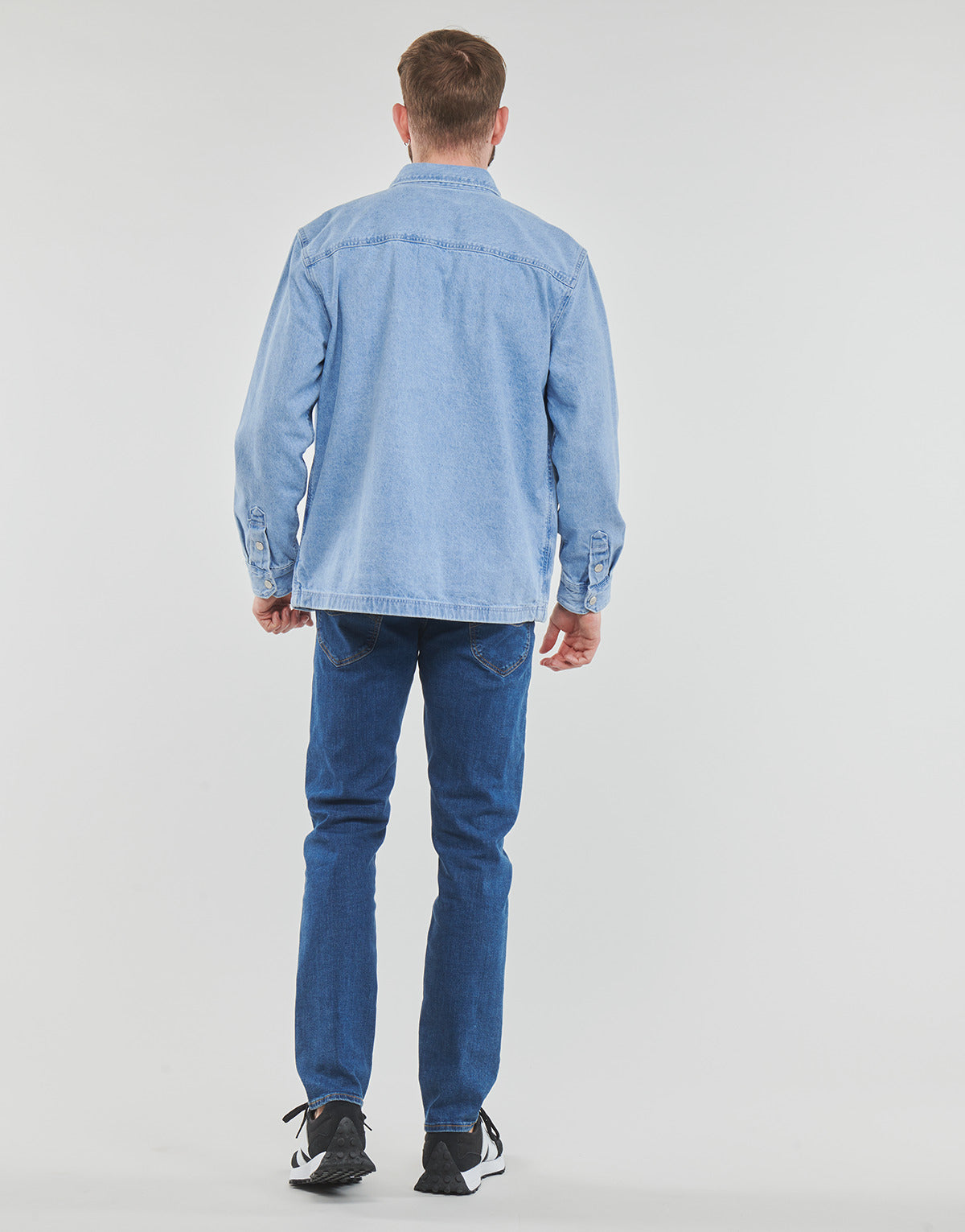 Giacca in jeans Uomo Lee  WORKWEAR OVERSHIRT  Blu