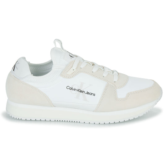 Sneakers Uomo Calvin Klein Jeans  RUNNER SOCK LACEUP NY-LTH  Bianco