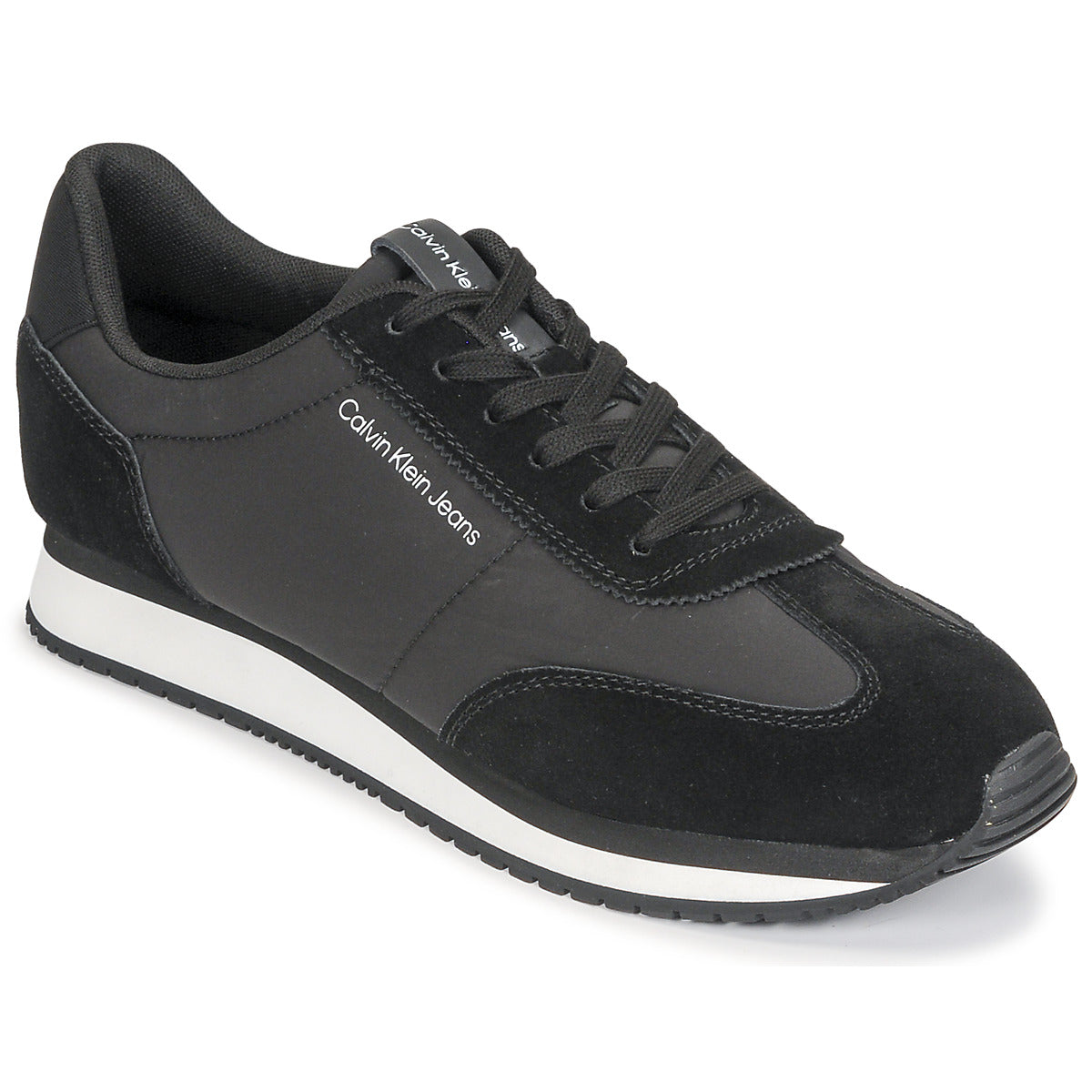 Sneakers Uomo Calvin Klein Jeans  RETRO RUNNER WINGTIP MIX  Nero