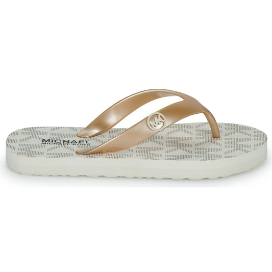 Infradito bambini ragazza MICHAEL Michael Kors  ENDINE STRIPE  Beige