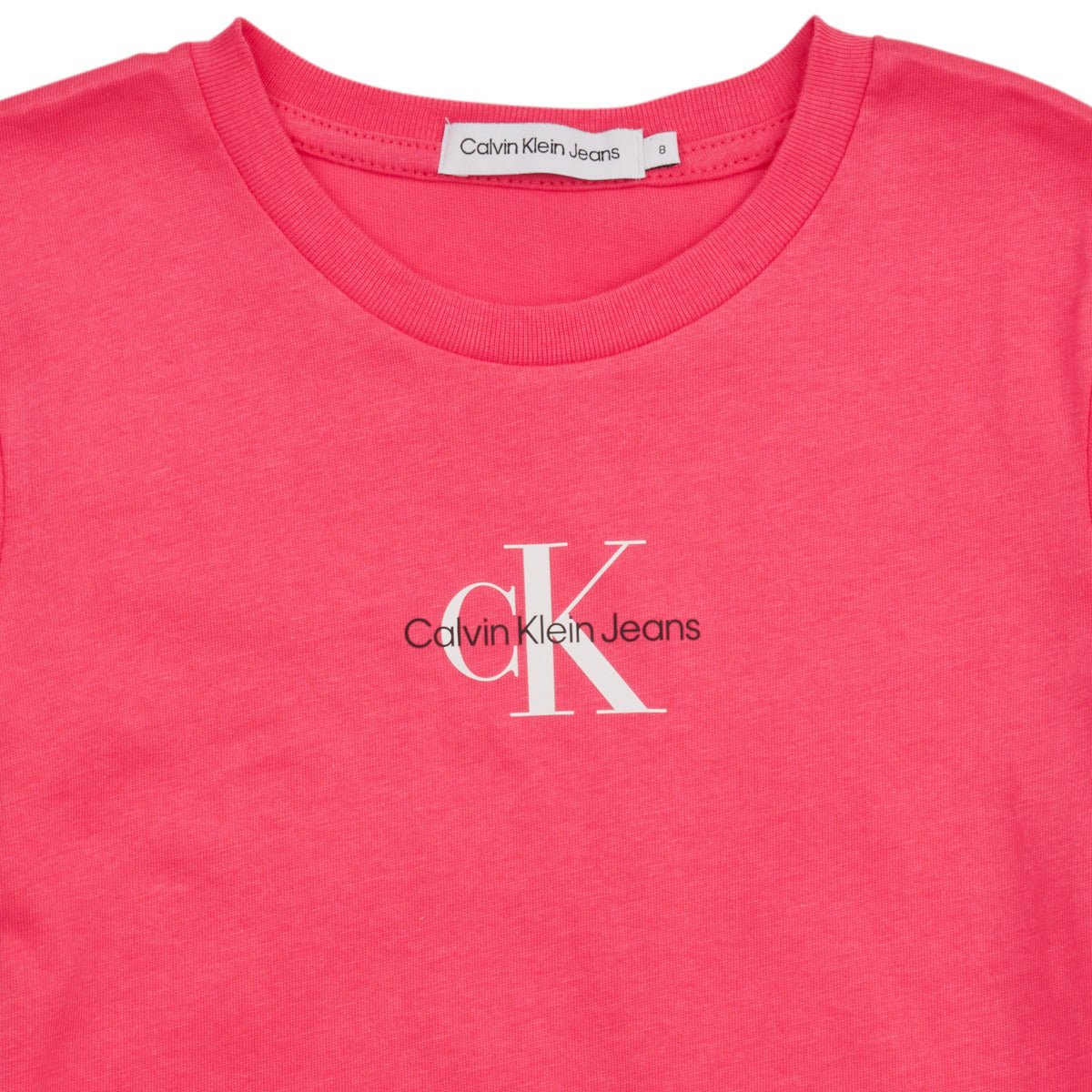 T-shirt ragazza Calvin Klein Jeans  MICRO MONOGRAM TOP  Rosa