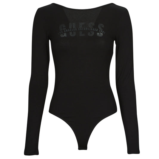 Body Donna Guess  LS ESTER BODYSUIT  Nero