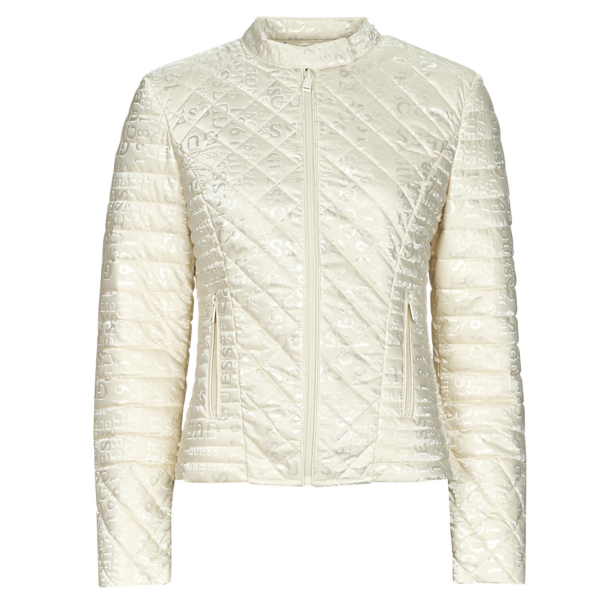 Piumino Donna Guess  NEW VONA JACKET  Bianco