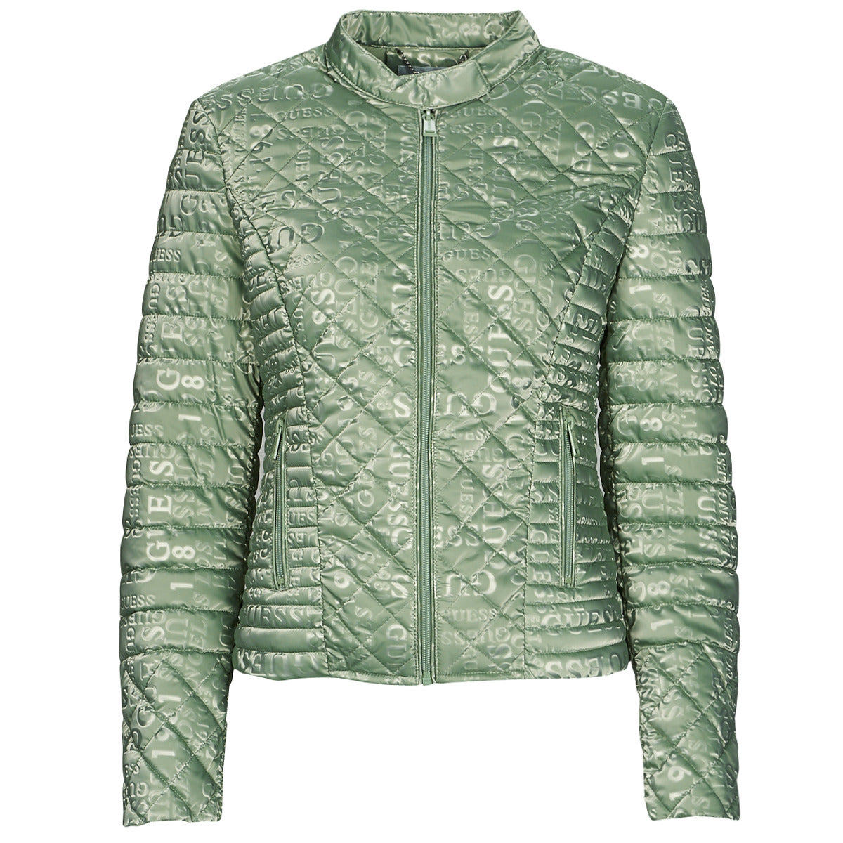 Piumino Donna Guess  NEW VONA JACKET  Verde