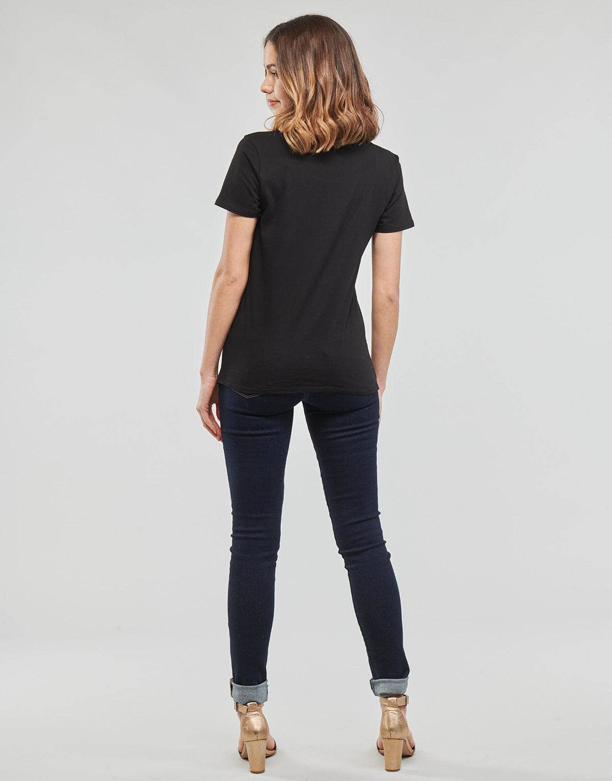 T-shirt Donna Guess  EASY TEE  Nero