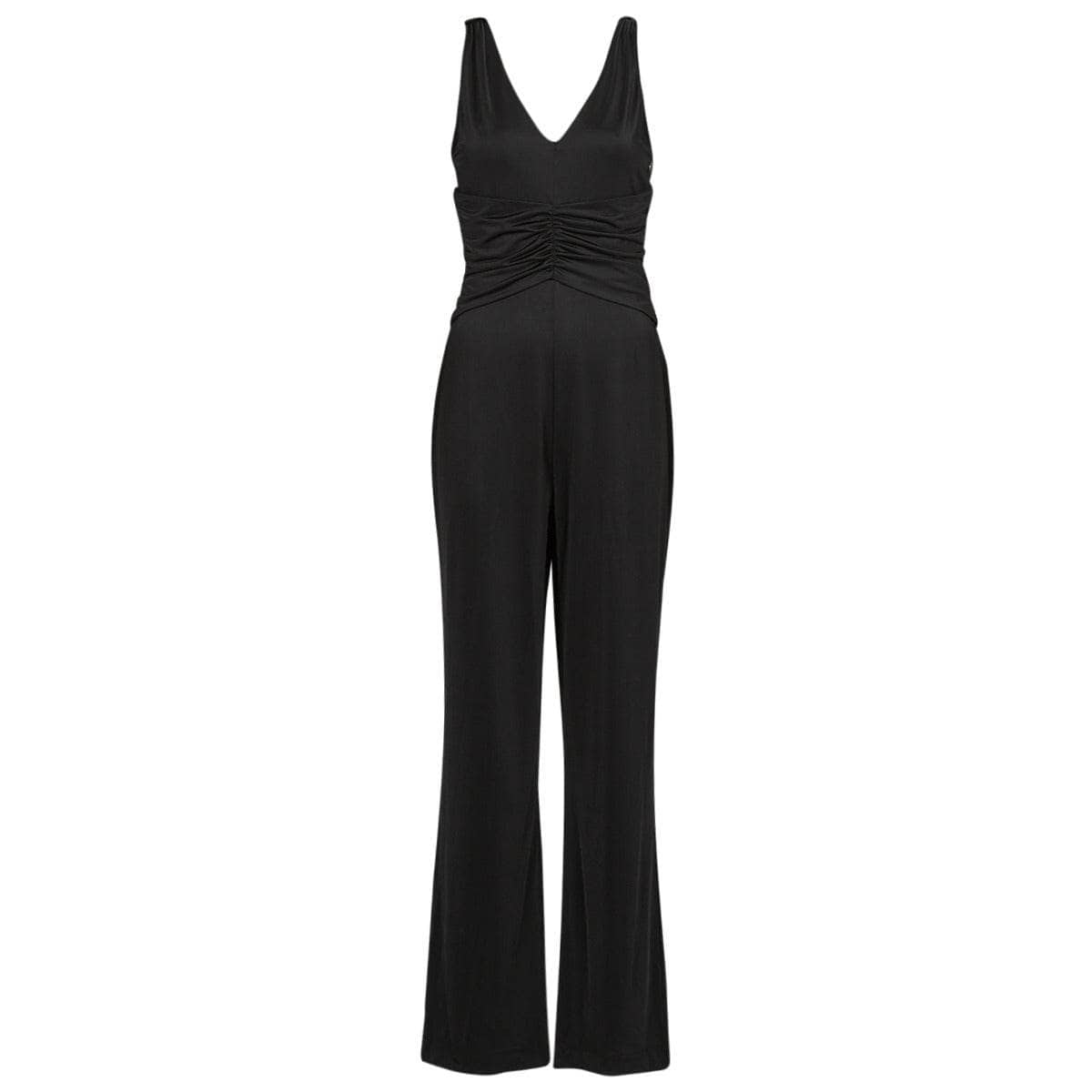 Tute / Jumpsuit Donna Guess  SS COWL POPLIA OVERALL  Nero