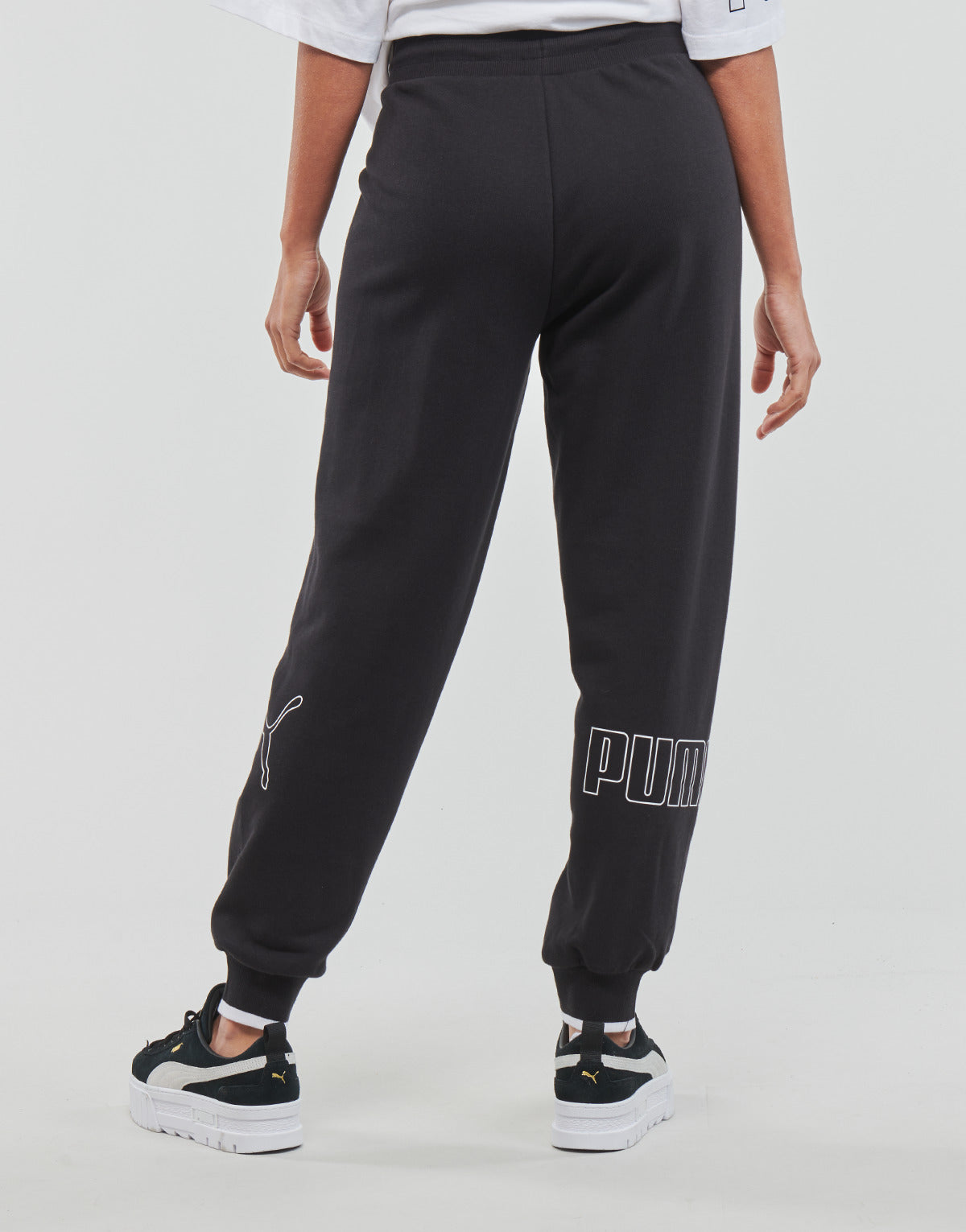 Pantaloni Sportivi Donna Puma  POWER COLORBLOCK HIGY WAIST  Nero