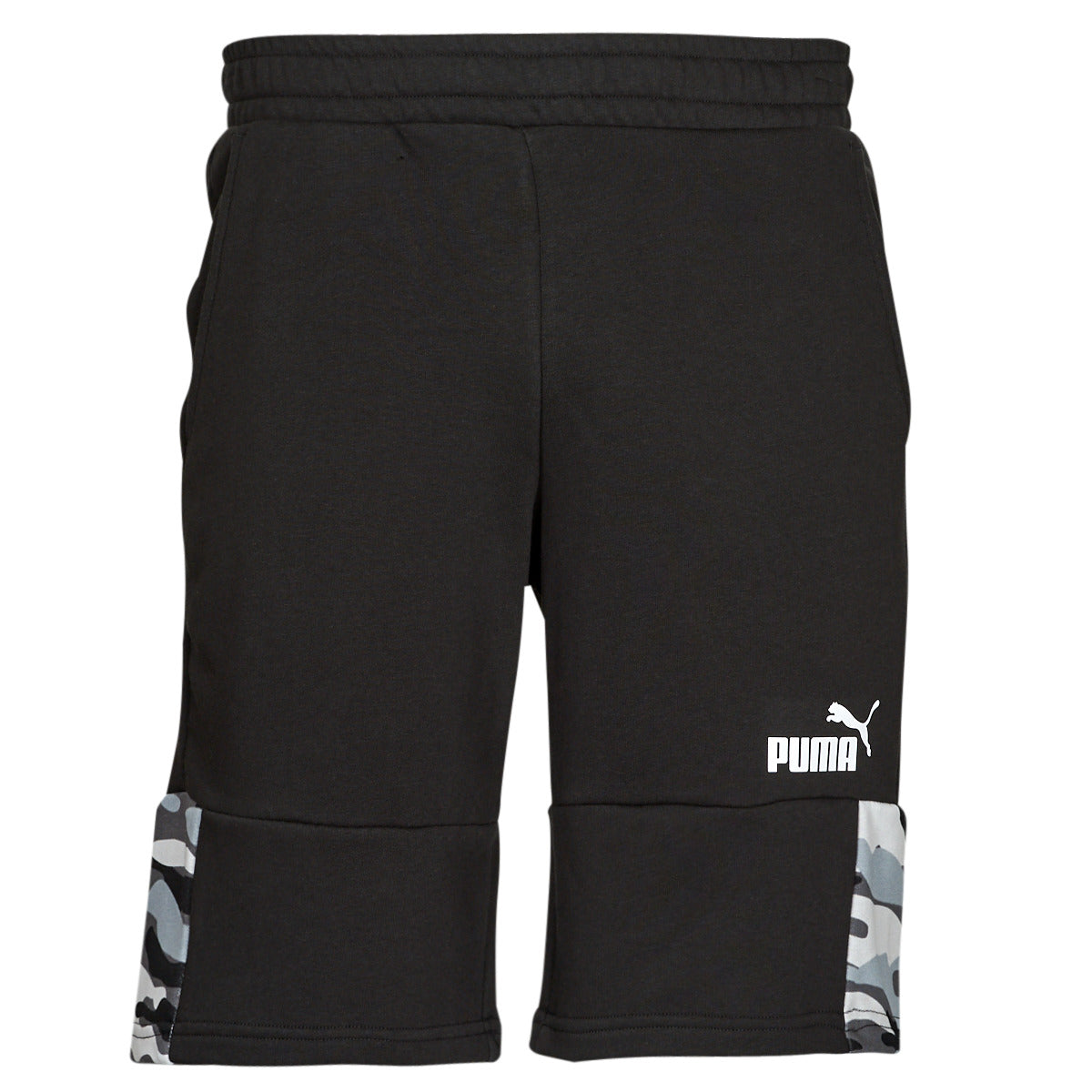 Pantaloni corti Uomo Puma  ESS BLOCK CAMO  Nero