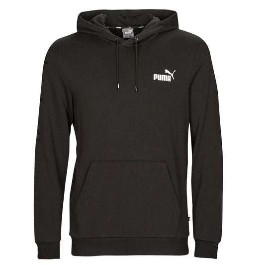 Felpa Uomo Puma  ESS SMALL LOGO HOODIE  Nero