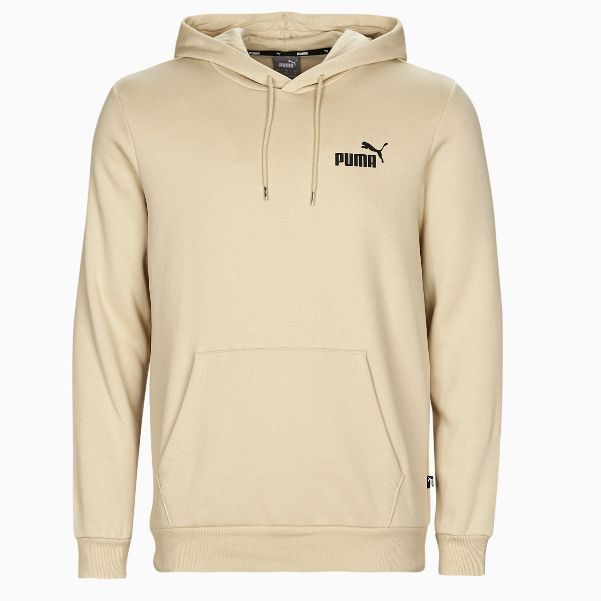 Felpa Uomo Puma  ESS SMALL LOGO HOODIE  Beige