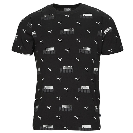 T-shirt Uomo Puma  ESS+ LOGO POWER AOP  Nero