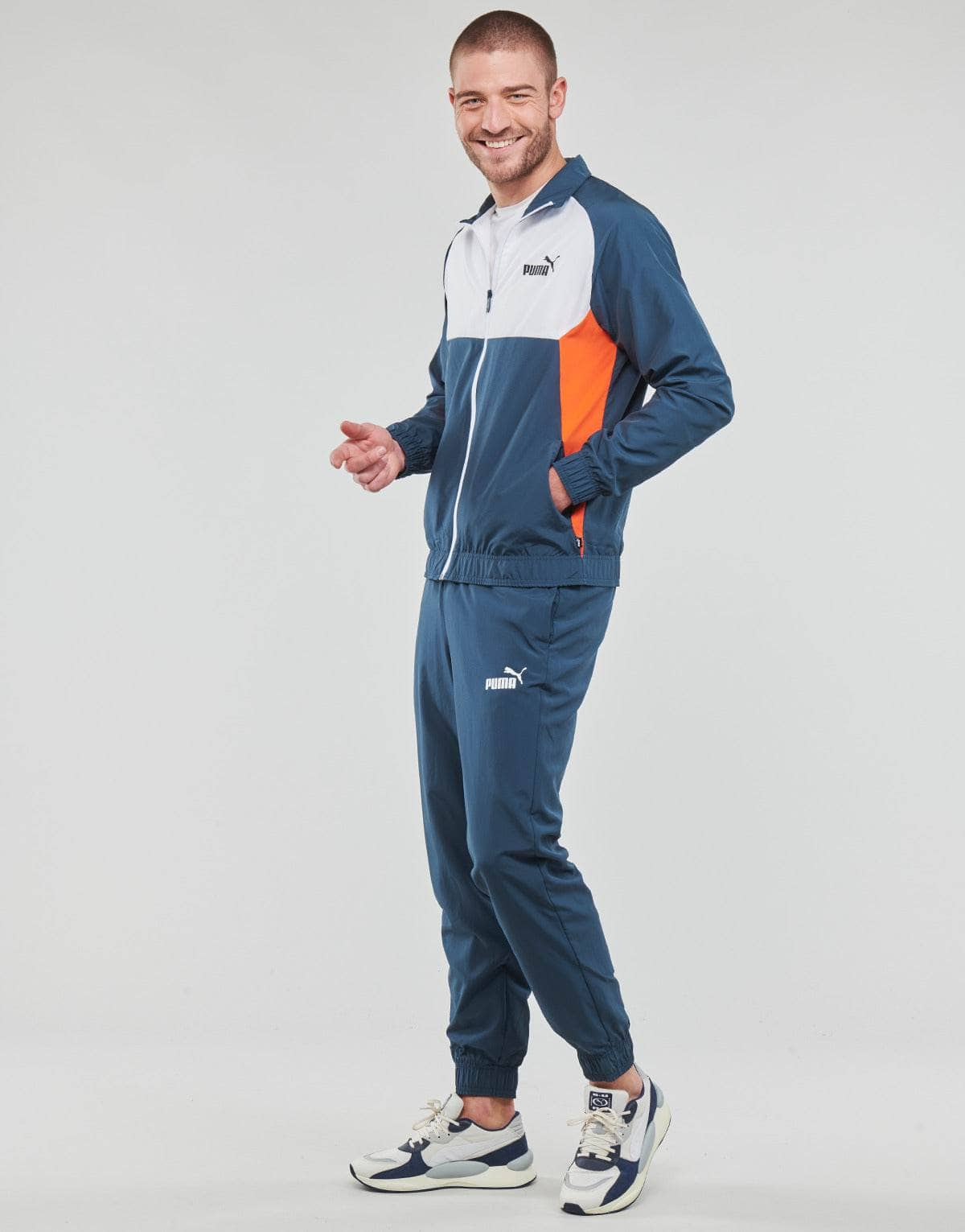 Tuta Uomo Puma  WOVEN TRACKSUIT  Marine