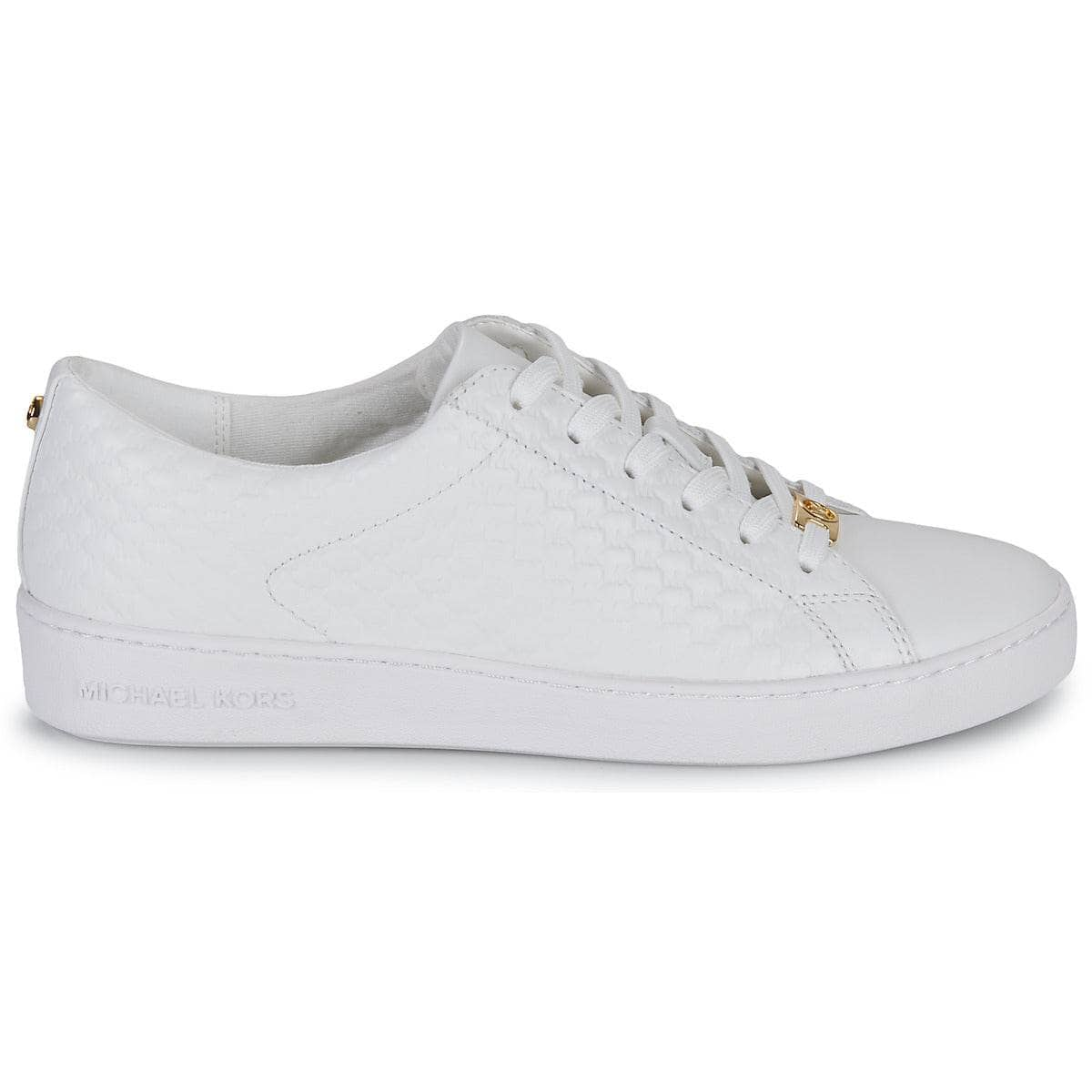 Sneakers basse Donna MICHAEL Michael Kors  KEATON LACE UP  Bianco