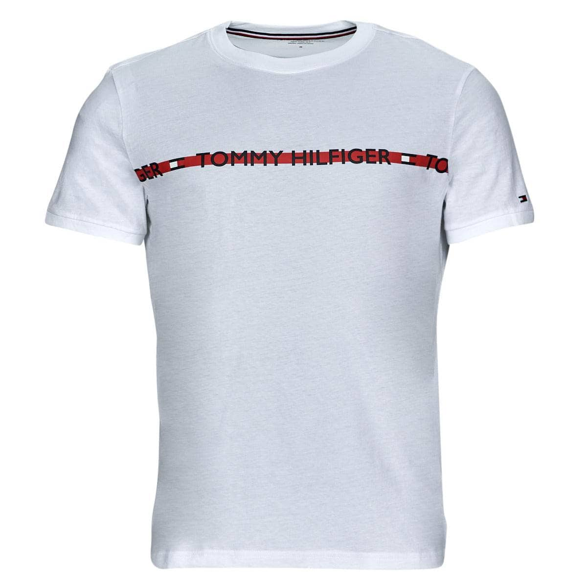 T-shirt Uomo Tommy Hilfiger  CN SS TEE LOGO  Bianco