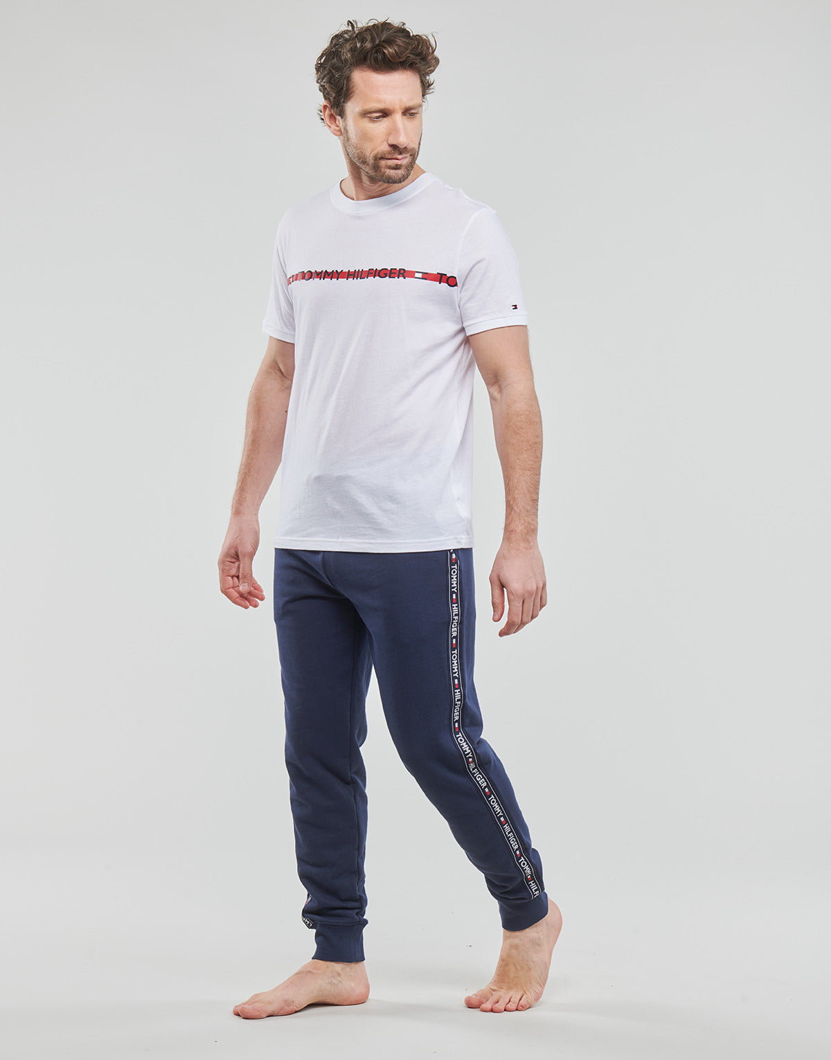 Pigiami / Camicia da notte Uomo Tommy Hilfiger  TRACK PANT HWK  Marine