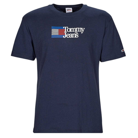 T-shirt Uomo Tommy Jeans  TJM CLSC RWB CHEST LOGO TEE  Marine