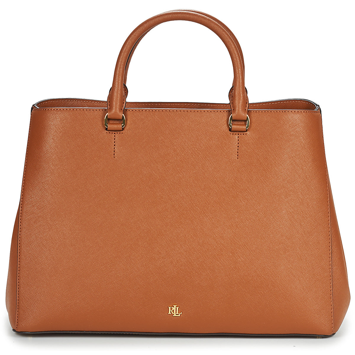 Borsette Donna Lauren Ralph Lauren  HANNA 37-SATCHEL-LARGE  Arancio