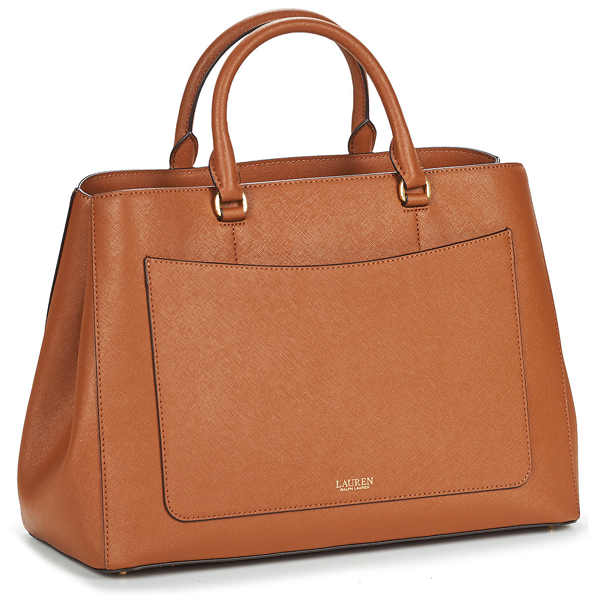 Borsette Donna Lauren Ralph Lauren  HANNA 37-SATCHEL-LARGE  Arancio