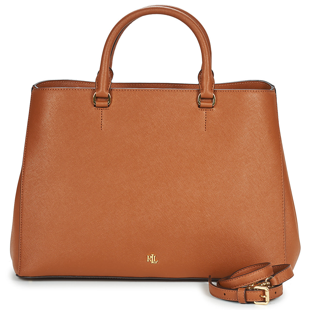 Borsette Donna Lauren Ralph Lauren  HANNA 37-SATCHEL-LARGE  Arancio