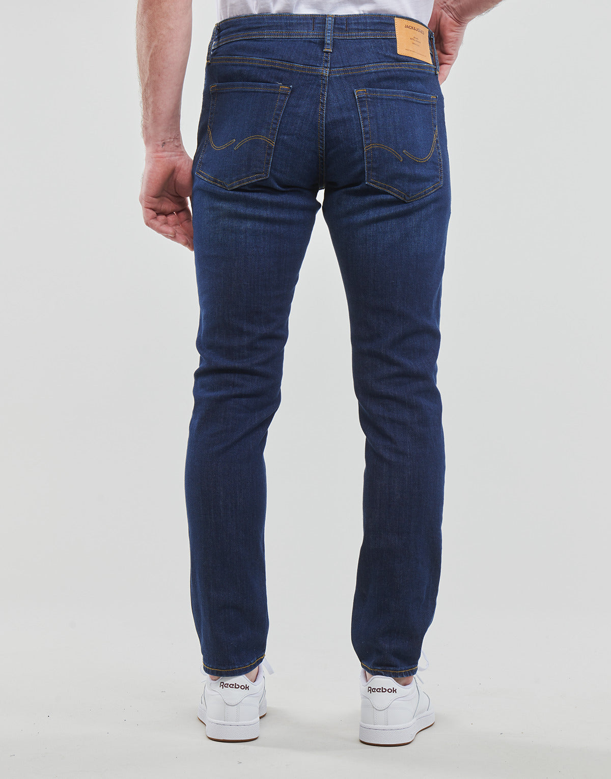 Jeans Slim Uomo Jack & Jones  JJIGLENN JJORIGINAL  Blu