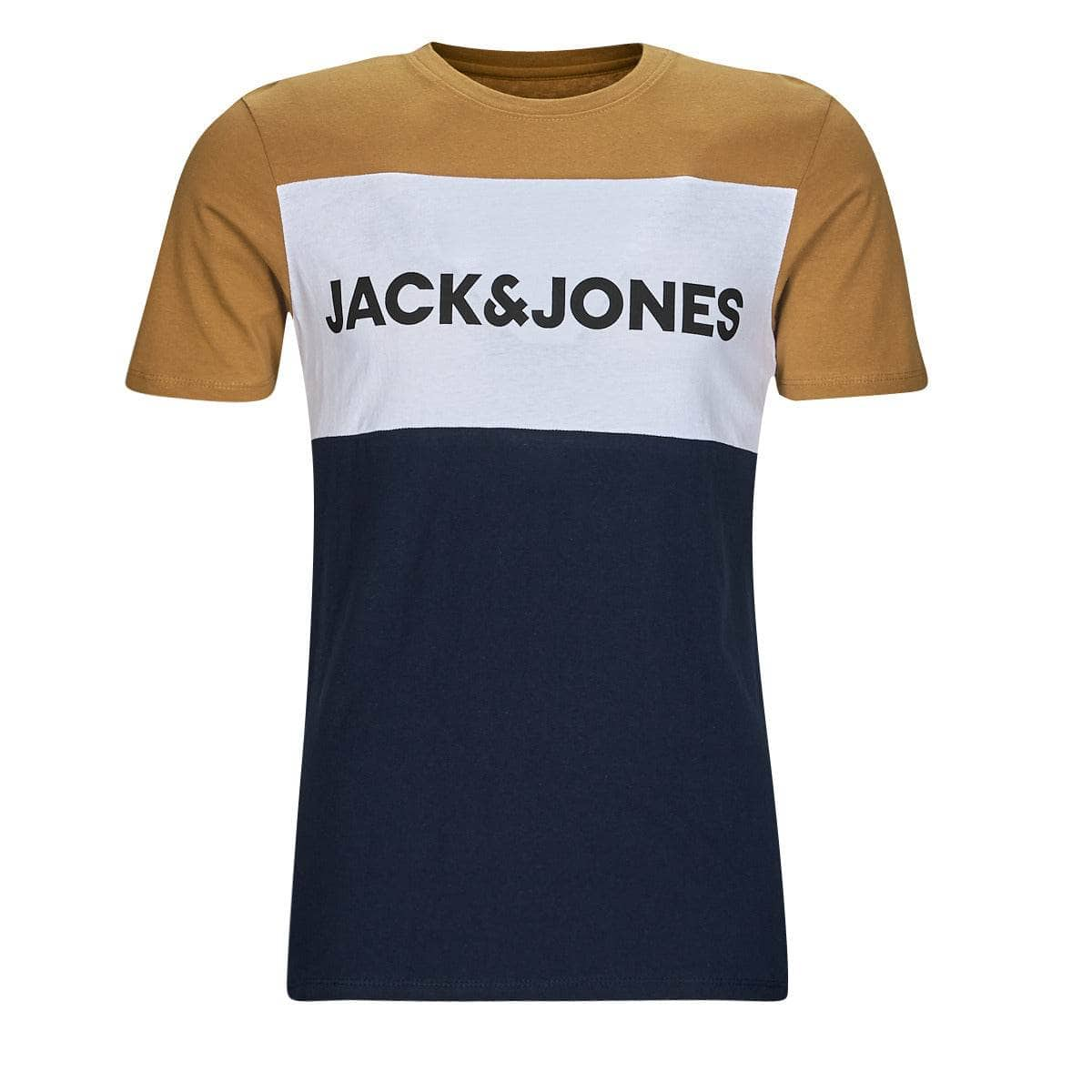 T-shirt Uomo Jack & Jones  JJELOGO BLOCKING TEE SS  Multicolore