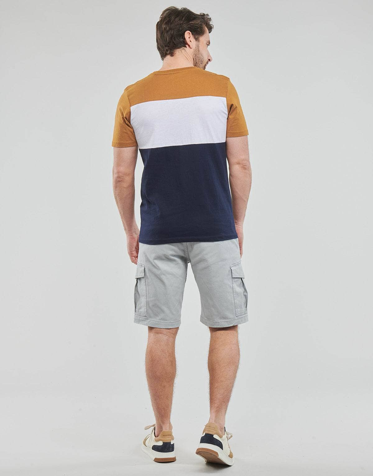 T-shirt Uomo Jack & Jones  JJELOGO BLOCKING TEE SS  Multicolore