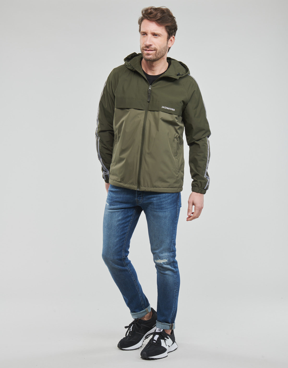 Giubbotto Uomo Jack & Jones  JJCLARK LIGHT JACKET  Kaki