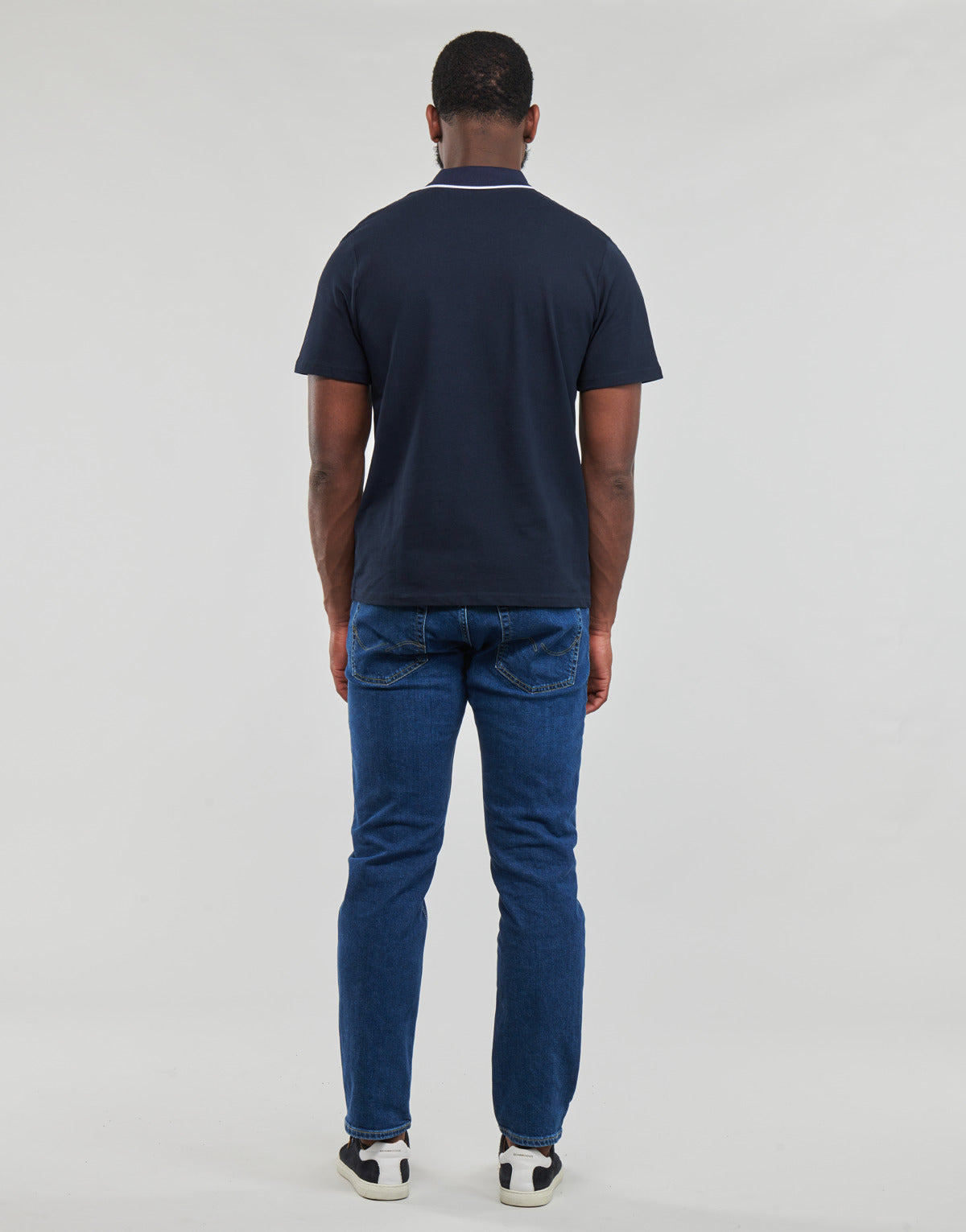 Polo Uomo Jack & Jones  JCOLOGAN POLO SS  Marine