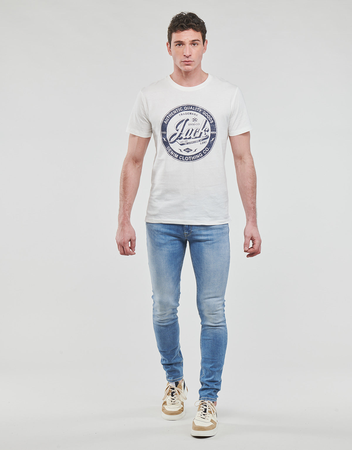 Jeans skynny Uomo Jack & Jones  JJILIAM JJORIGINAL  Blu