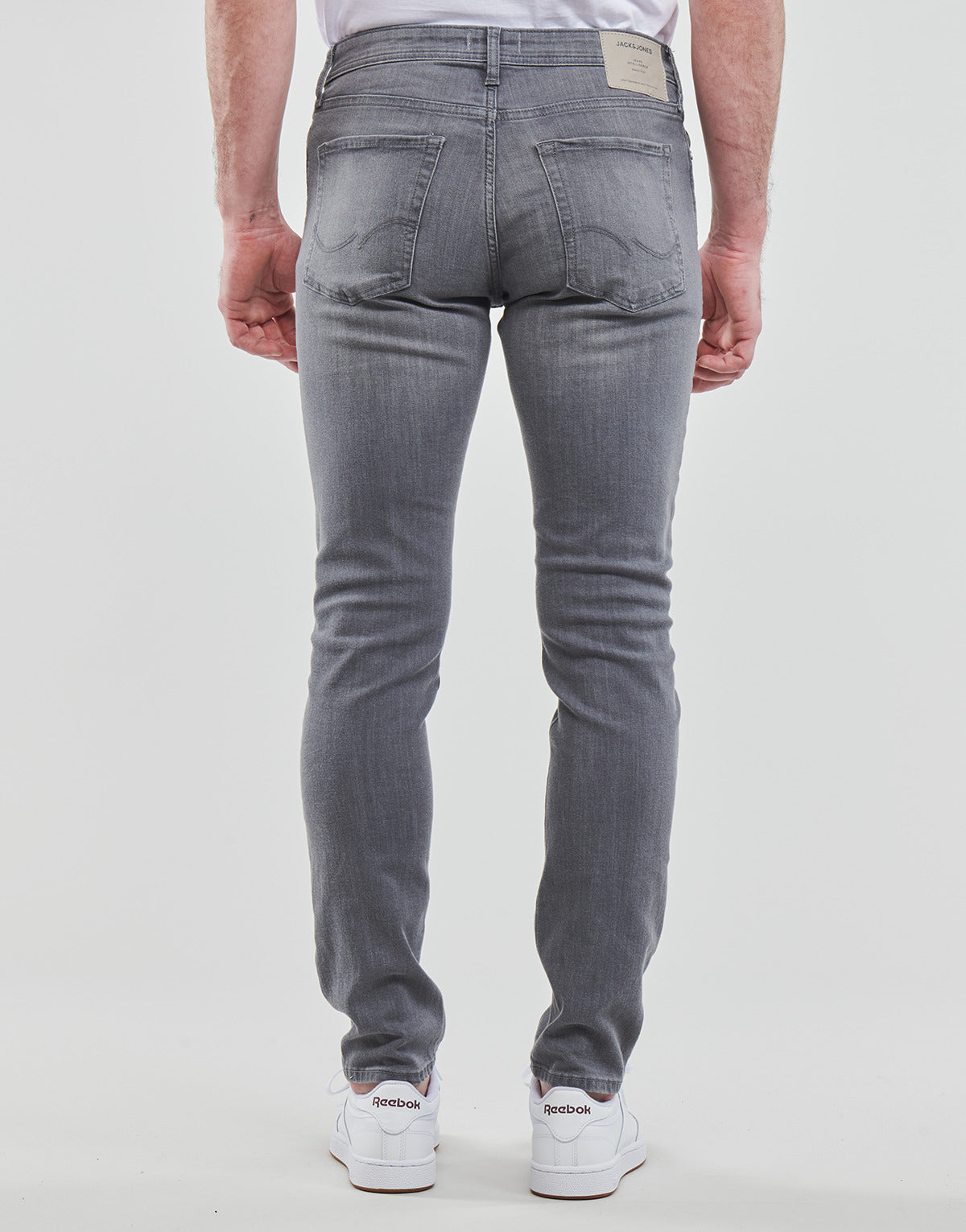 Jeans Slim Uomo Jack & Jones  JJIGLENN JJORIGINAL  Grigio