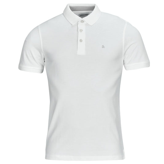 Polo Uomo Jack & Jones  JJEPAULOS POLO SS  Bianco