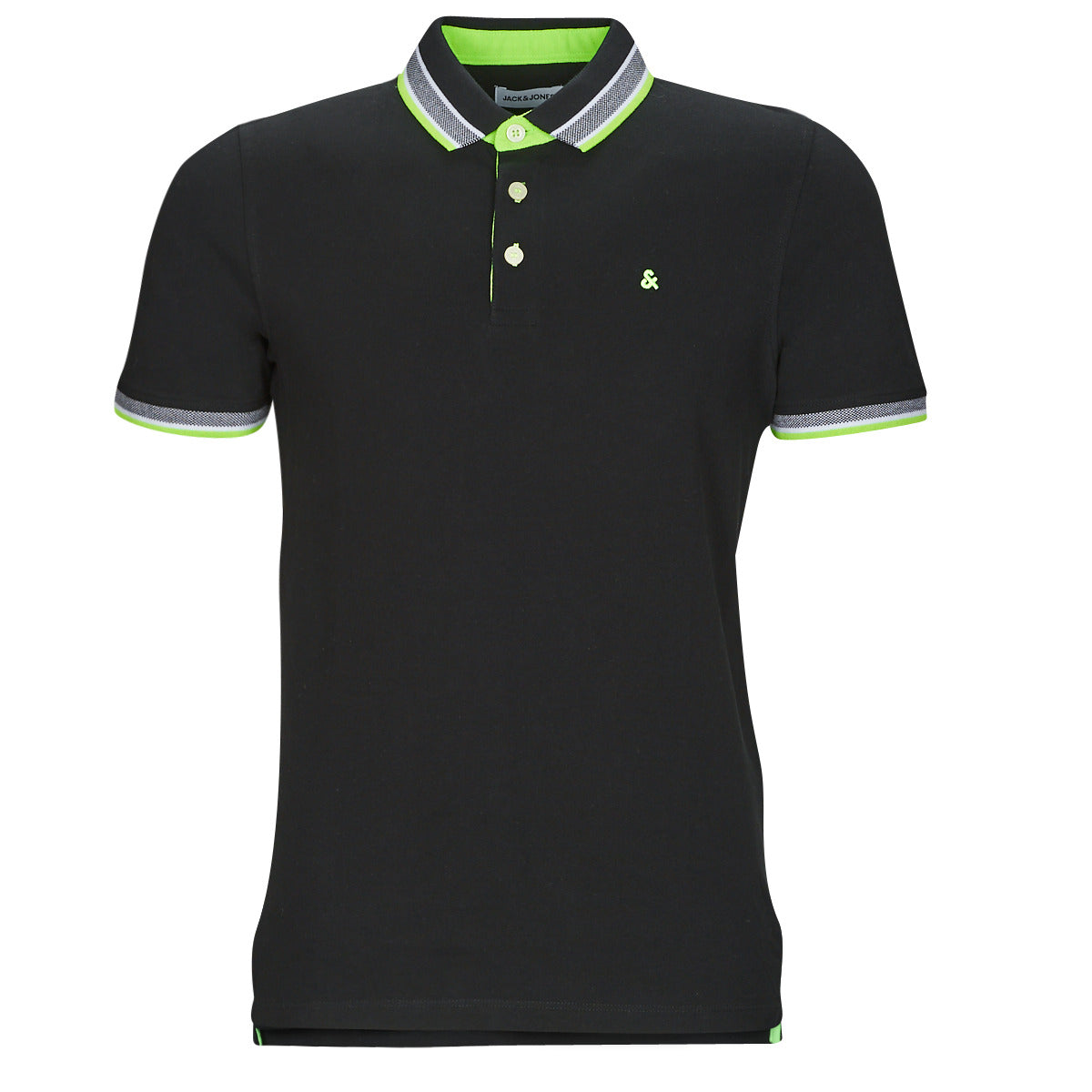 Polo Uomo Jack & Jones  JJEPAULOS POLO SS  Nero