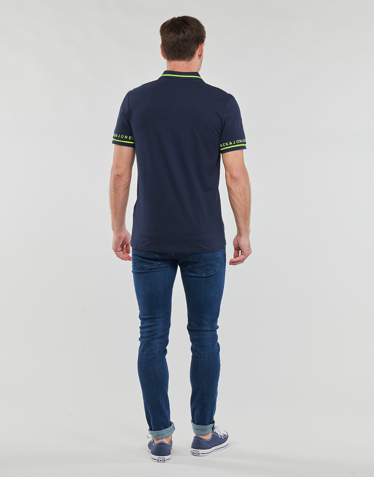 Polo Uomo Jack & Jones  JJGLOBUS POLO SS  Marine