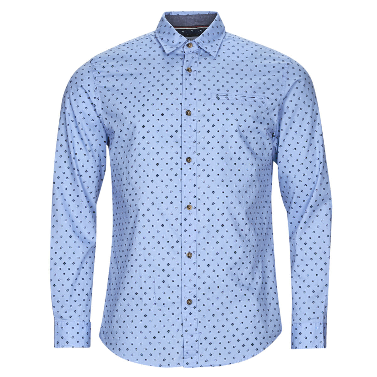 Camicia a maniche lunghe Uomo Jack & Jones  JJETREKOTA DETAIL SHIRT LS  Blu