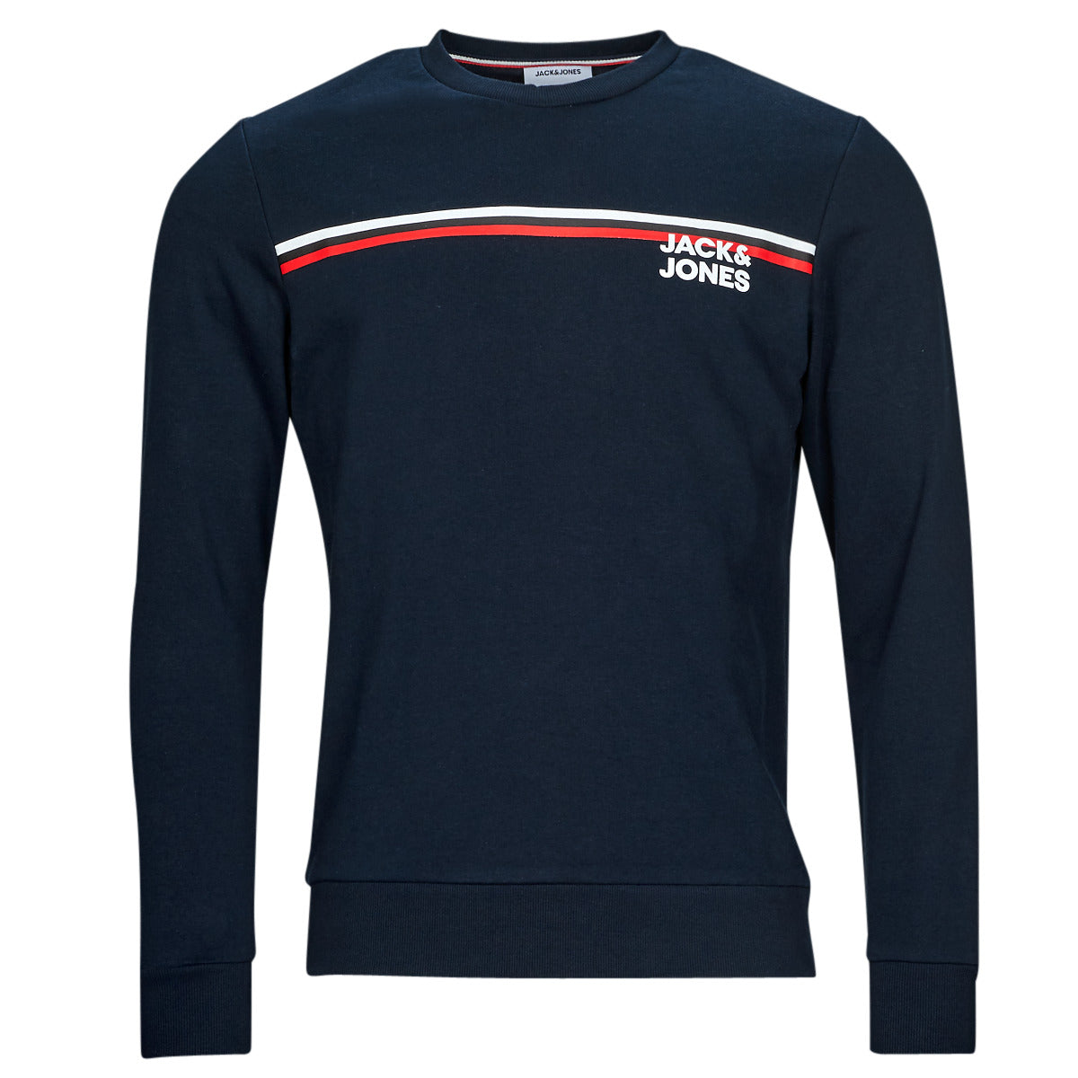 Felpa Uomo Jack & Jones  JJATLAS SWEAT CREW NECK  Marine