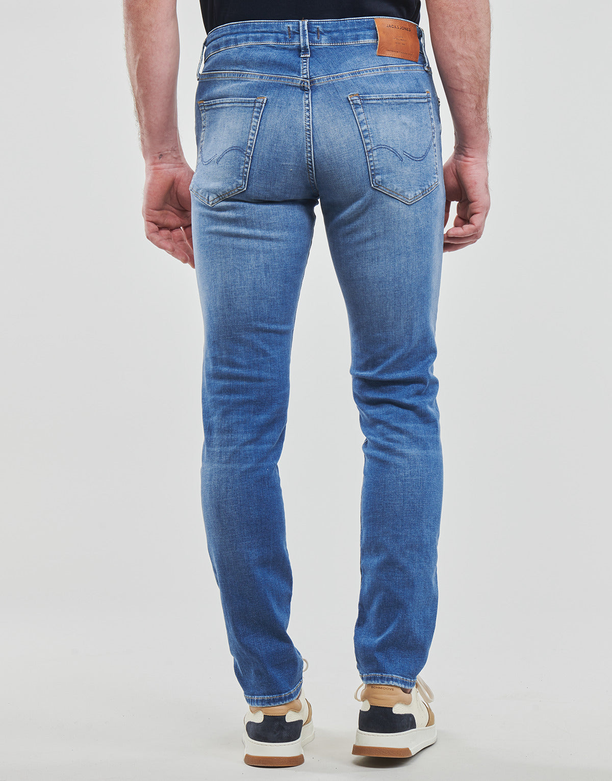 Jeans Slim Uomo Jack & Jones  JJIGLENN JJICON  Blu