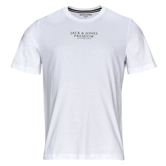 T-shirt Uomo Jack & Jones  JPRBLUARCHIE SS TEE CREW NECK  Bianco