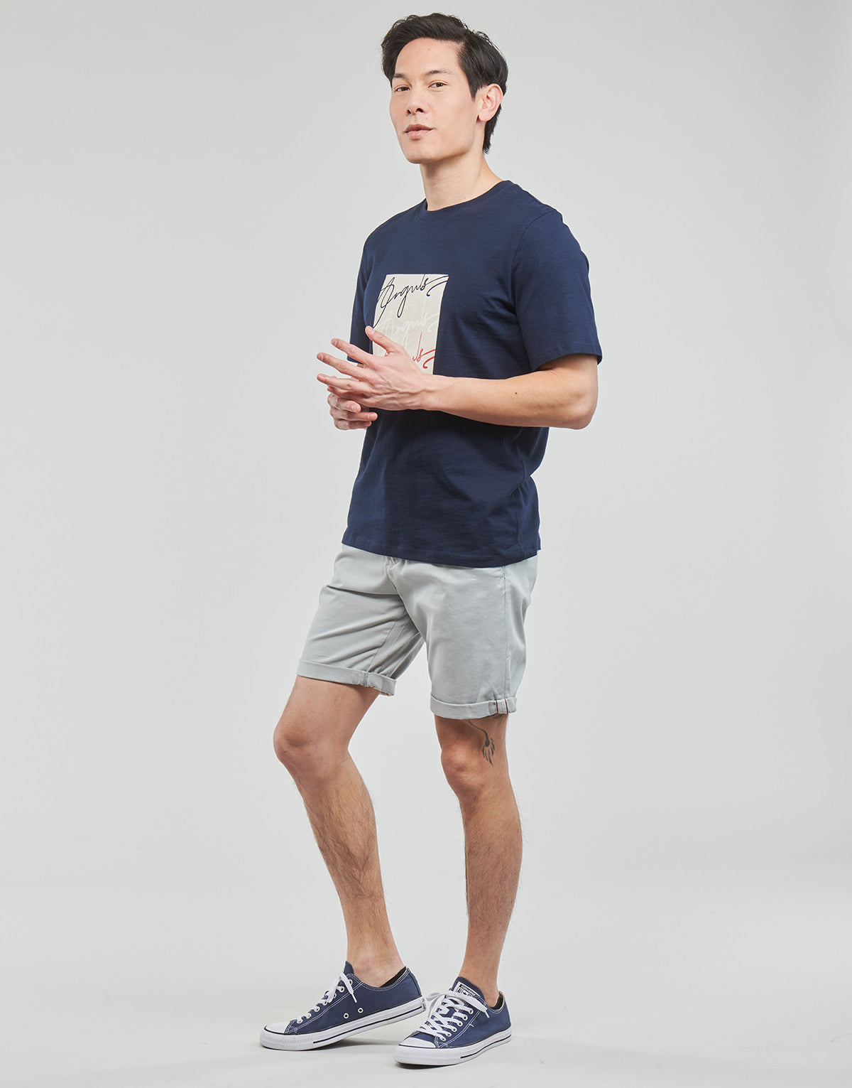 Pantaloni corti Uomo Jack & Jones  JPSTBOWIE JJSHORTS SOLID  Grigio