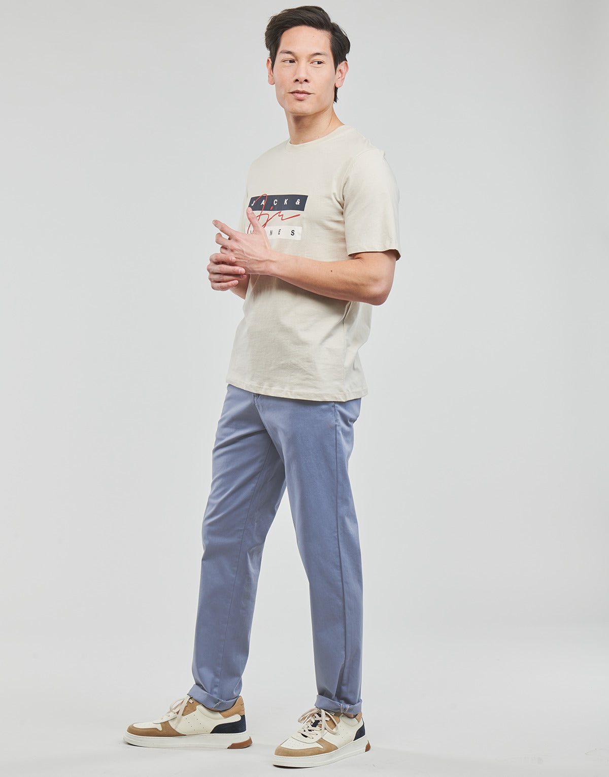 Pantalone Chino Uomo Jack & Jones  JPSTOLLIE JJJAGGER  Blu