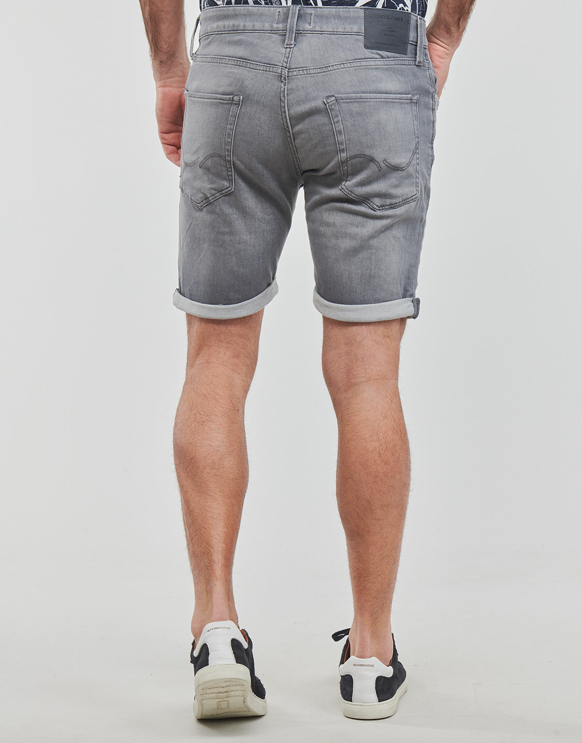 Pantaloni corti Uomo Jack & Jones  JJIRICK JJICON SHORTS  Grigio