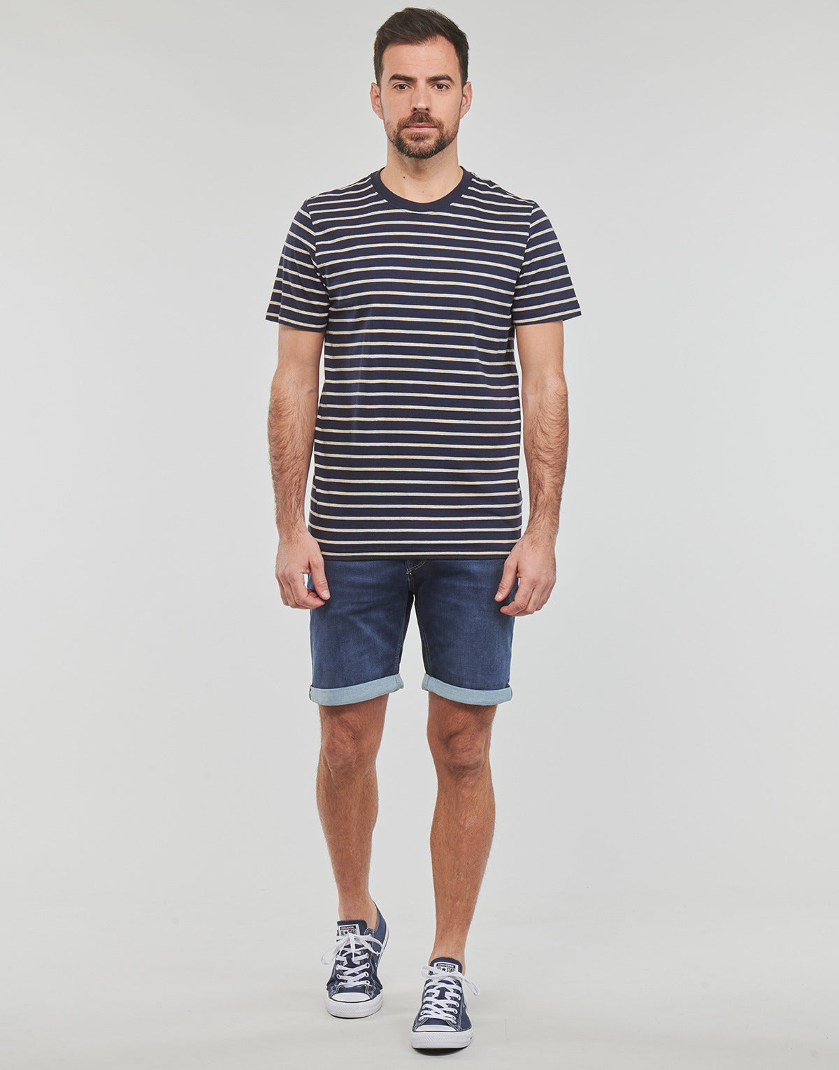 Pantaloni corti Uomo Jack & Jones  JJIRICK JJICON SHORTS  Blu