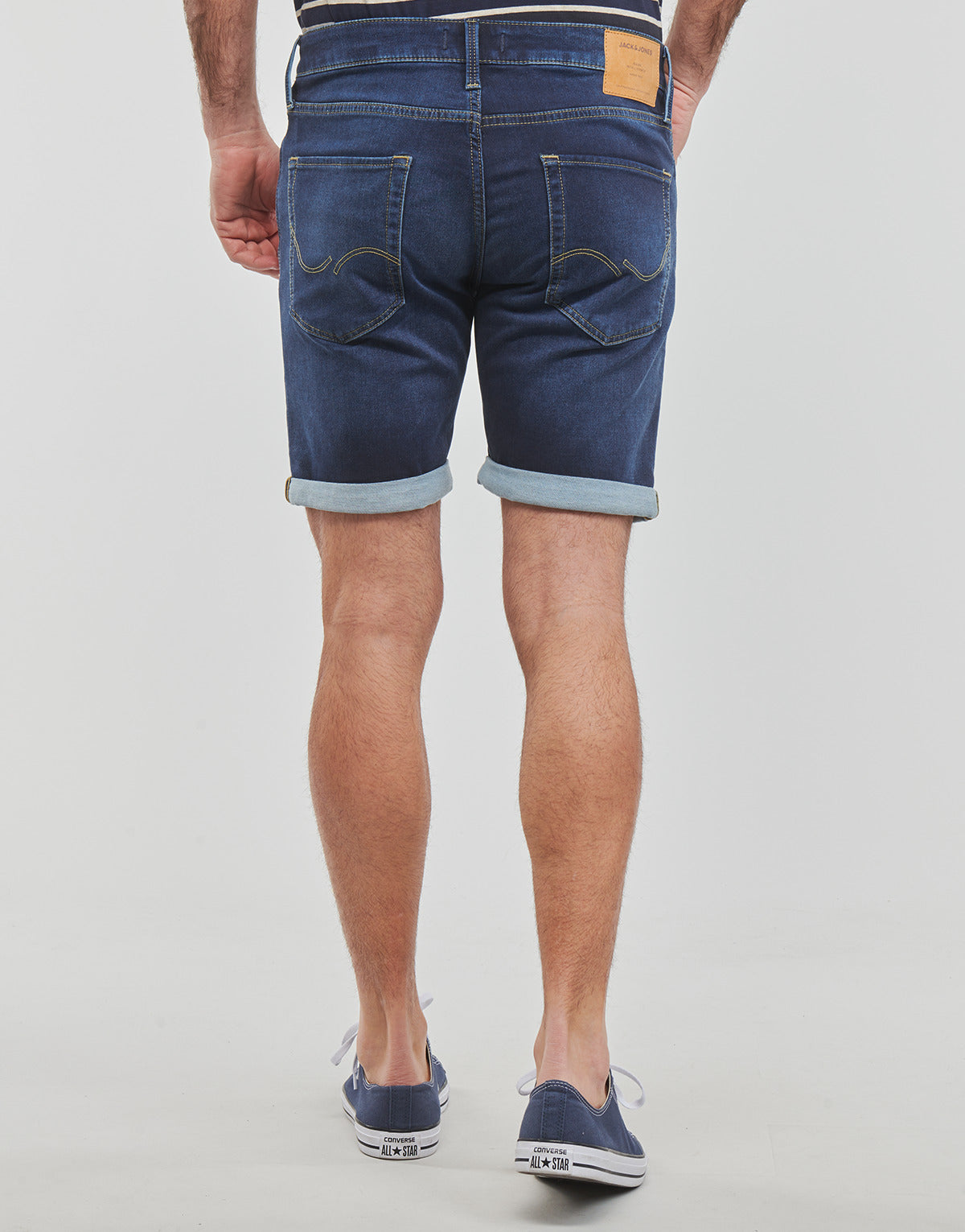 Pantaloni corti Uomo Jack & Jones  JJIRICK JJICON SHORTS  Blu