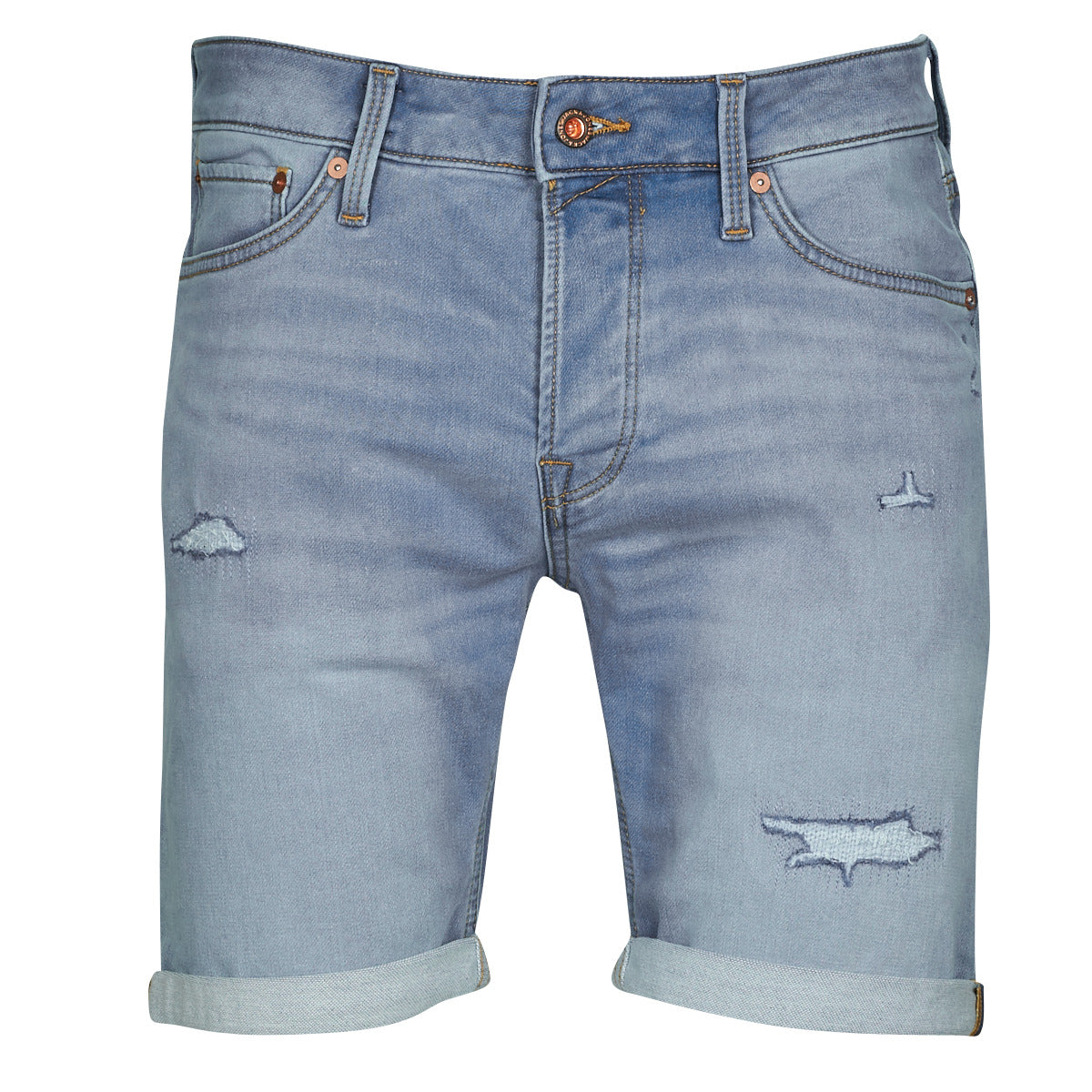 Pantaloni corti Uomo Jack & Jones  JJIRICK JJICON SHORTS  Blu