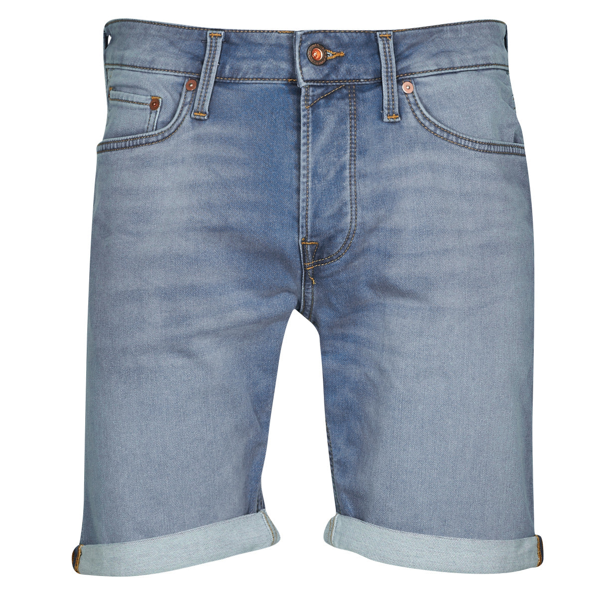 Pantaloni corti Uomo Jack & Jones  JJIRICK JJICON SHORTS  Blu