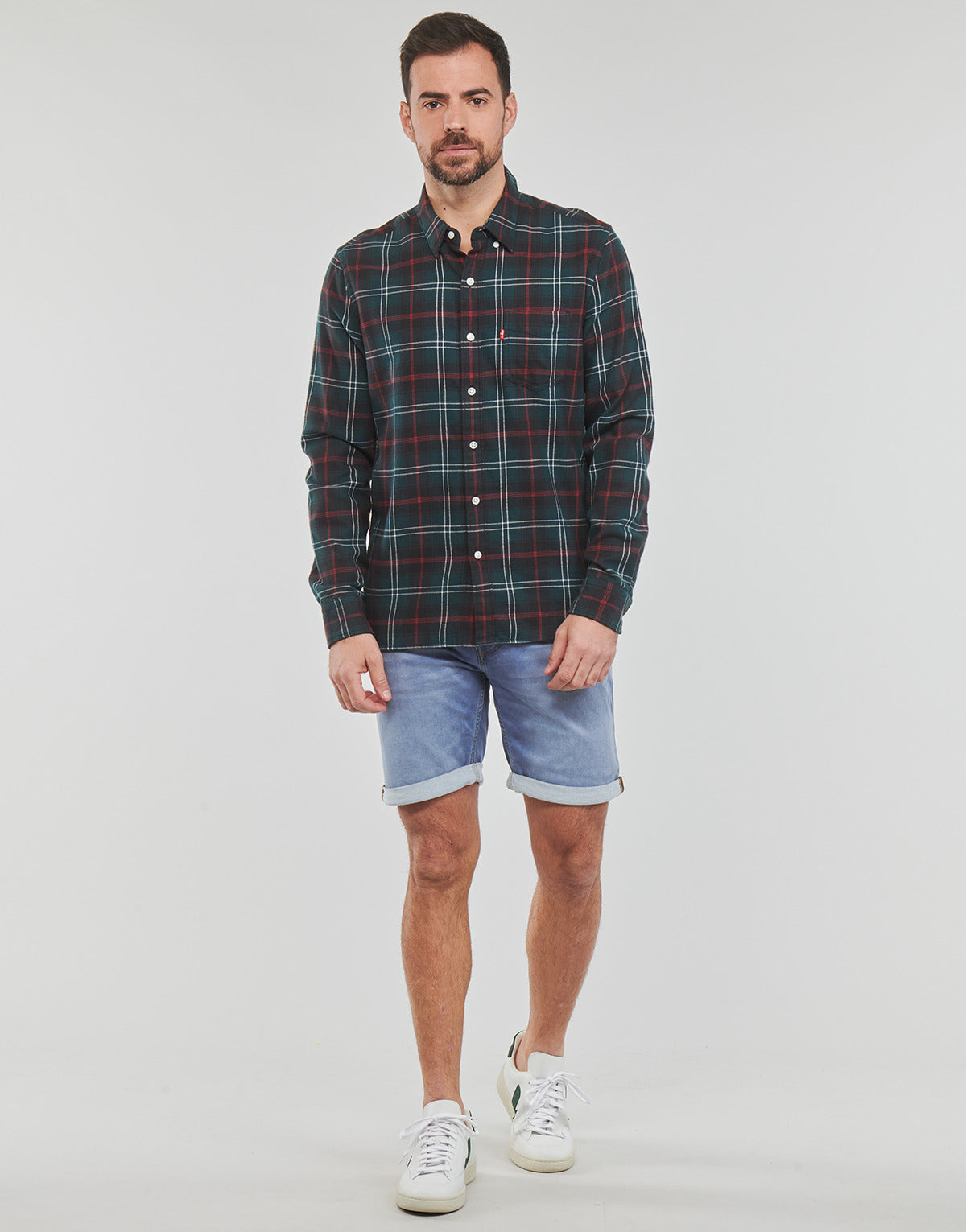 Pantaloni corti Uomo Jack & Jones  JJIRICK JJICON SHORTS  Blu