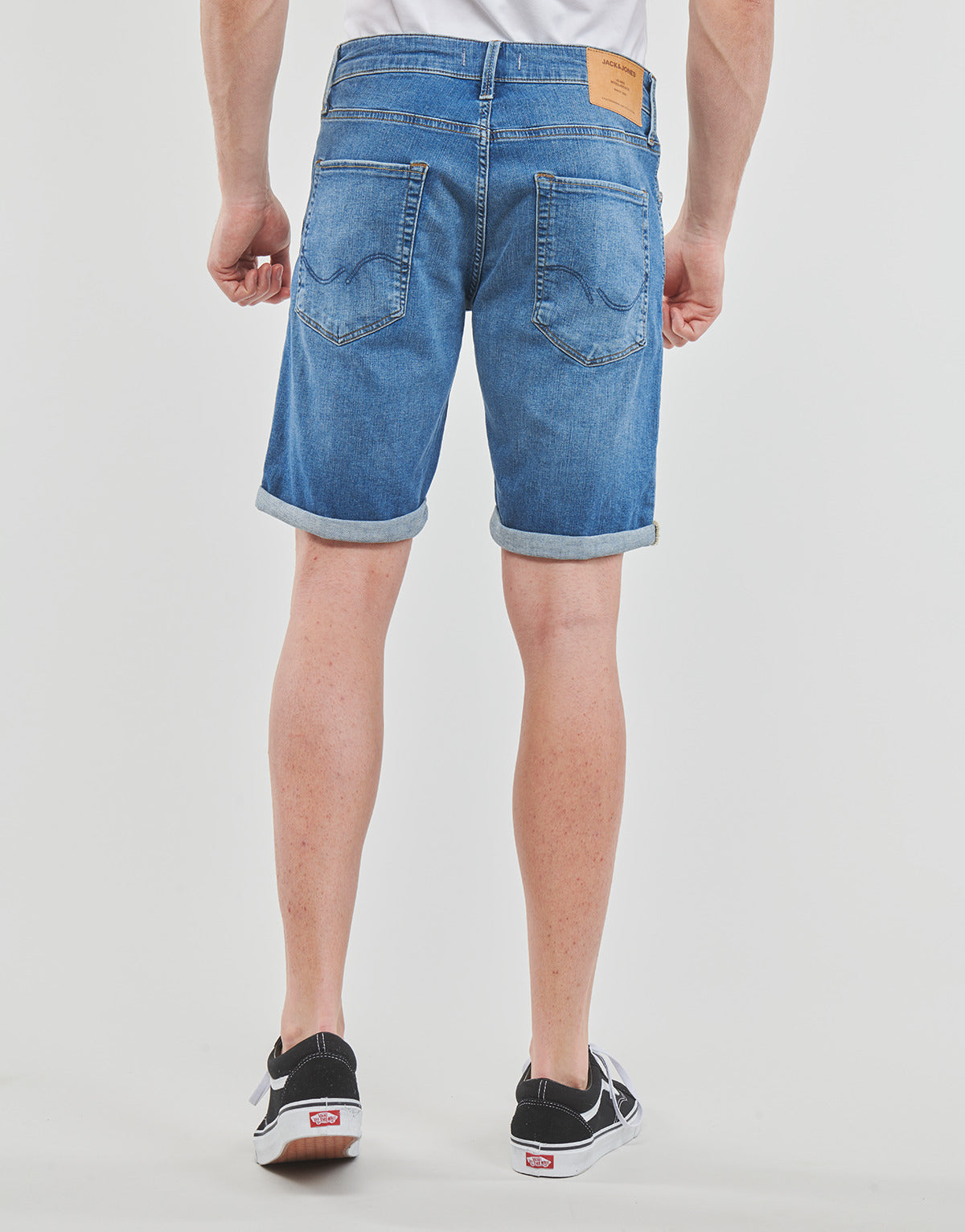 Pantaloni corti Uomo Jack & Jones  JJIRICK JJICON SHORTS  Blu