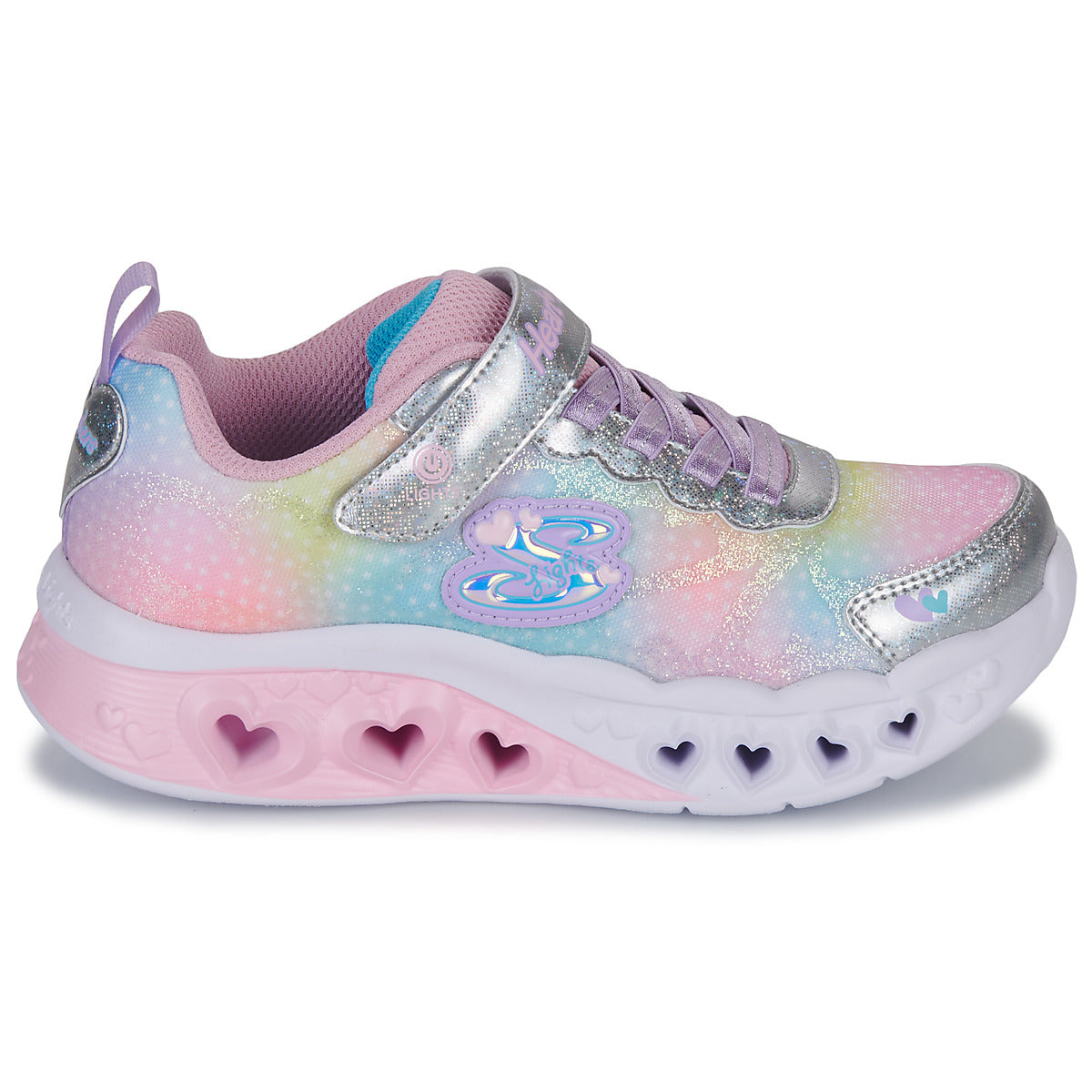 Scarpe bambini ragazza Skechers  FLUTTER HEART LIGHTS  Multicolore