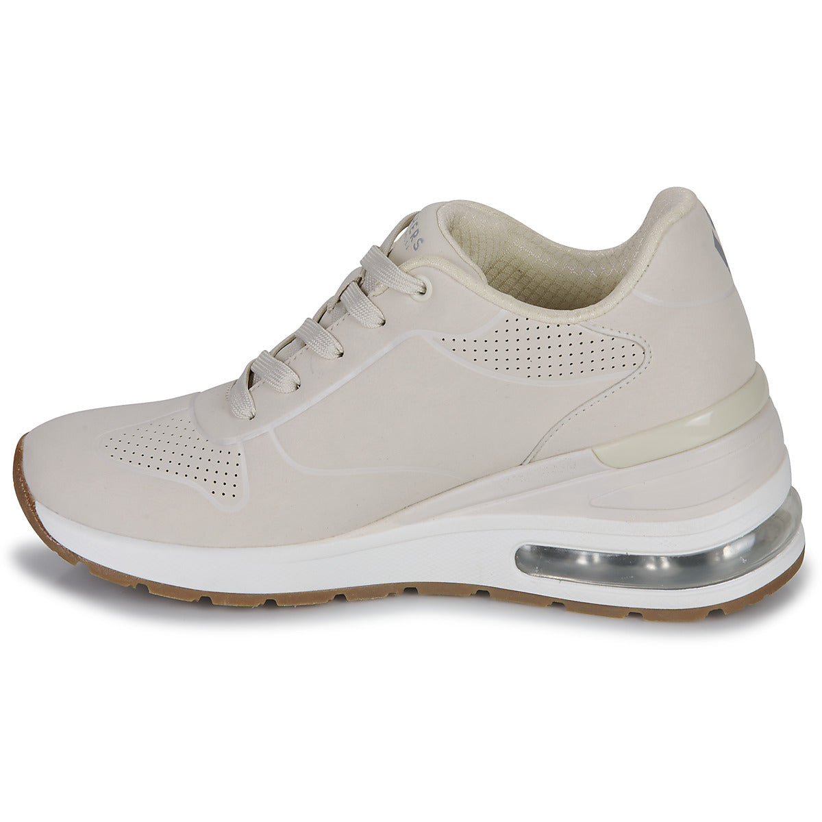 Sneakers basse Donna Skechers  MILLION AIR  Beige